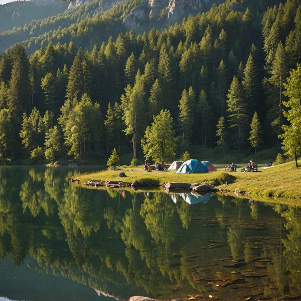 Gdzie pod namiot nad jezioro? Najlepsze miejsca w Polsce