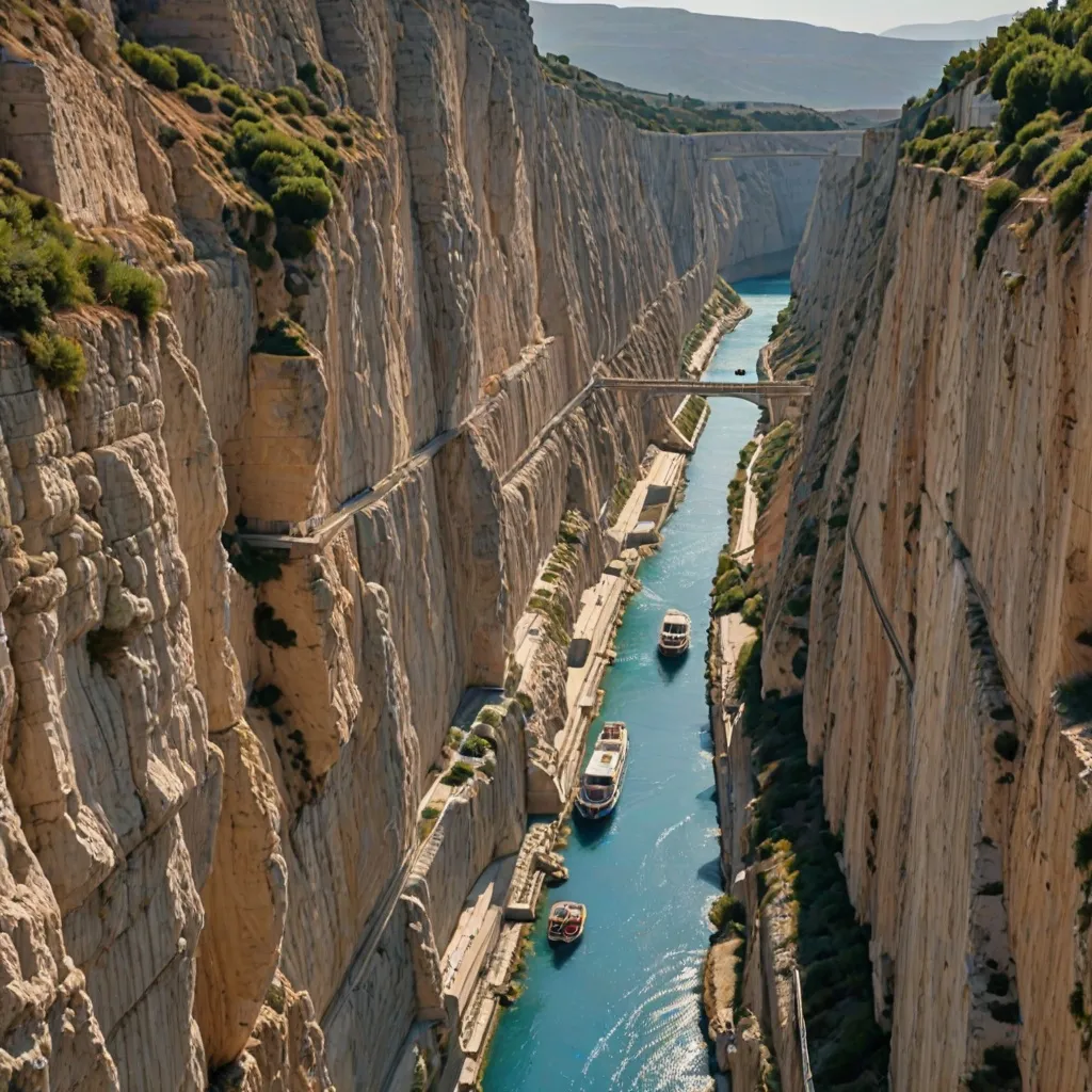 Kanał Koryncki – jak wygląda i gdzie się znajduje?